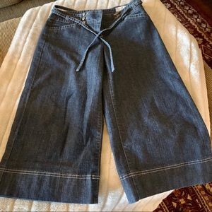 Ann Taylor LOFT Cropped Goucho Style Jeans